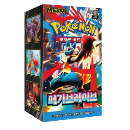 Pokemon Mega Brave m1L Korean Booster Box Sealed