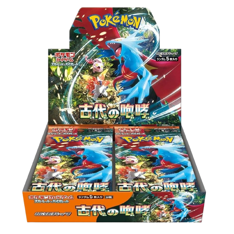 Pokemon Ancient Roar sv4K Japanese Booster Box Pokemon Ancient Roar sv4K Japanese Booster Box