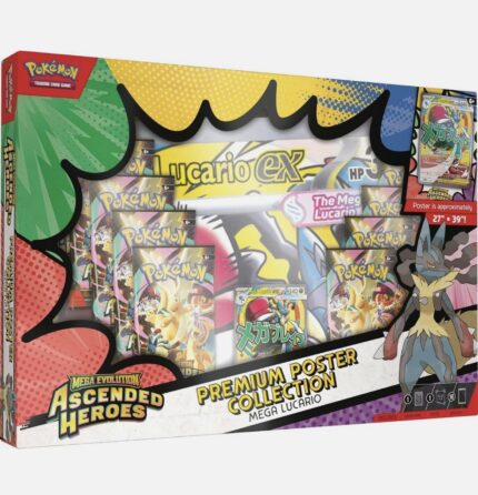 Pokémon TCG Ascended Heroes Premium Poster Collection – Mega Lucario ex 5