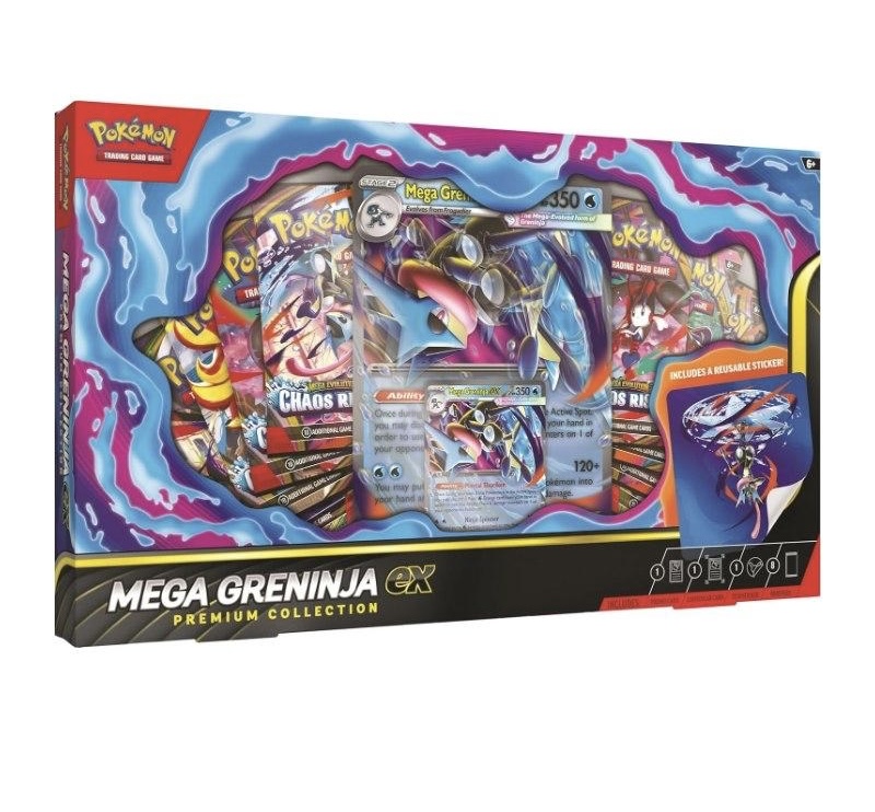 IMG_4101 Pokémon Mega Greninja ex Premium Collection Pre Order – Premium Pokémon TCG Collector Box - Image 1